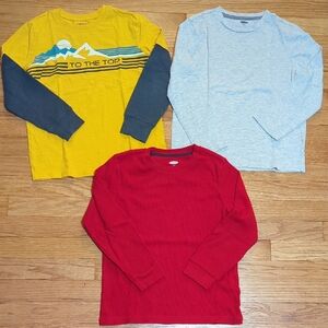 Boys Size 8 Long Sleeve Tees